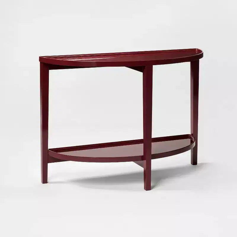 Console Table Lacquer Finish Dark Red - Threshold&amp;#8482; designed with Studio McGee