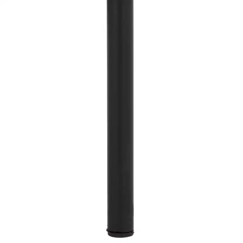 Kreativer Beistelltisch aus Glas, Klar/Schwarz