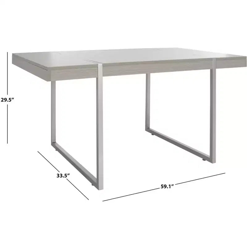 Table de salle à manger classique en bois naturel