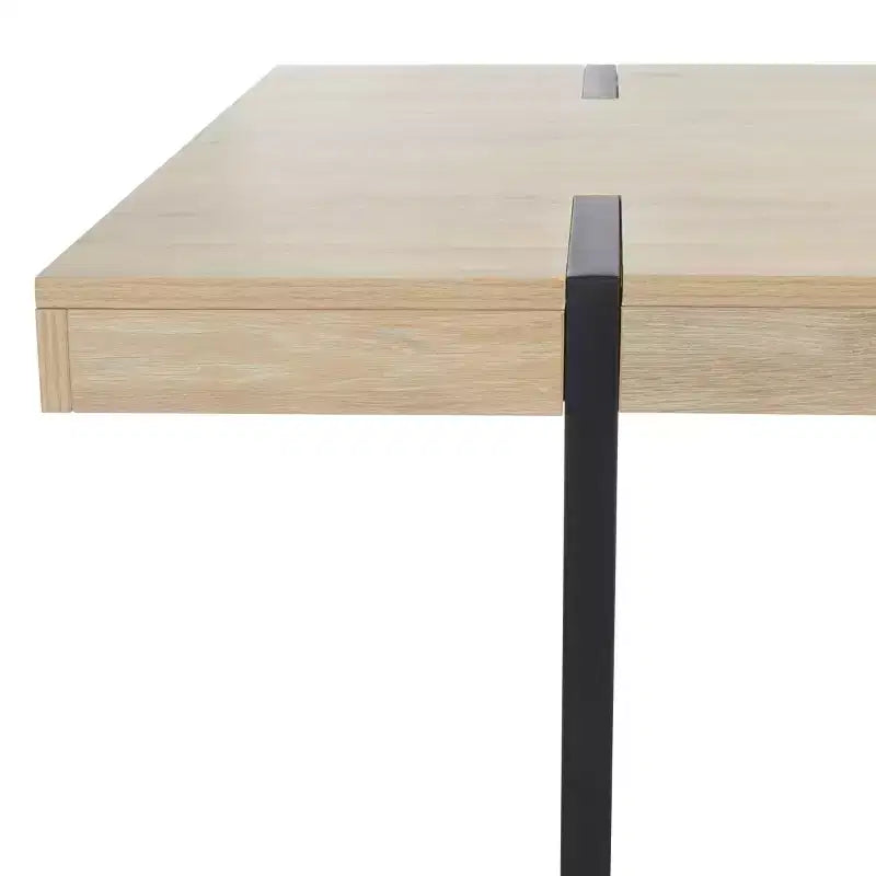 Table de salle à manger classique en bois naturel