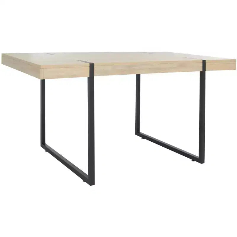 Table de salle à manger classique en bois naturel