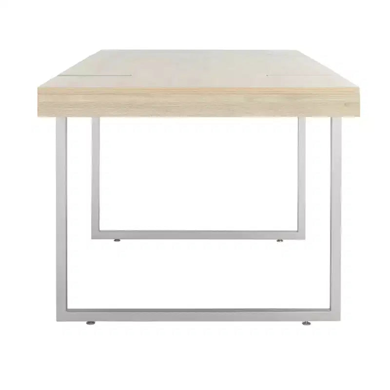Table de salle à manger classique en bois naturel