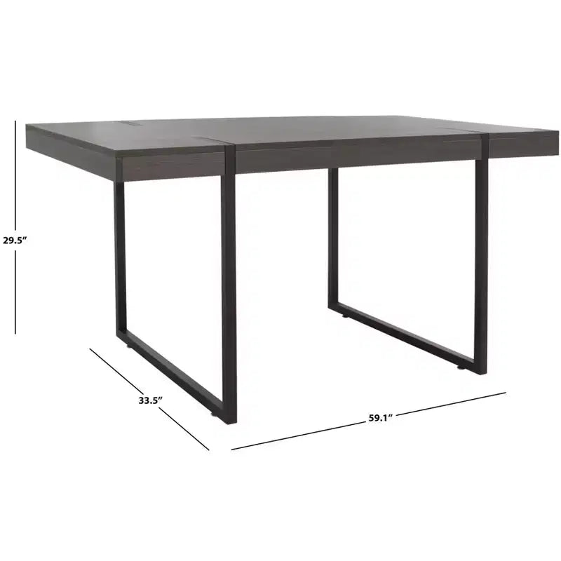 Table de salle à manger classique en bois naturel