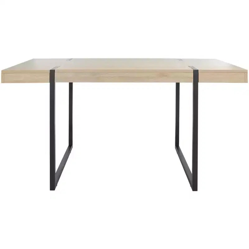 Table de salle à manger classique en bois naturel