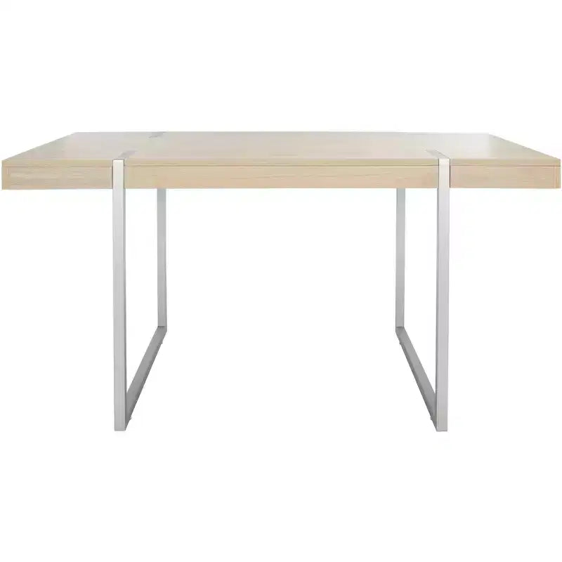 Table de salle à manger classique en bois naturel