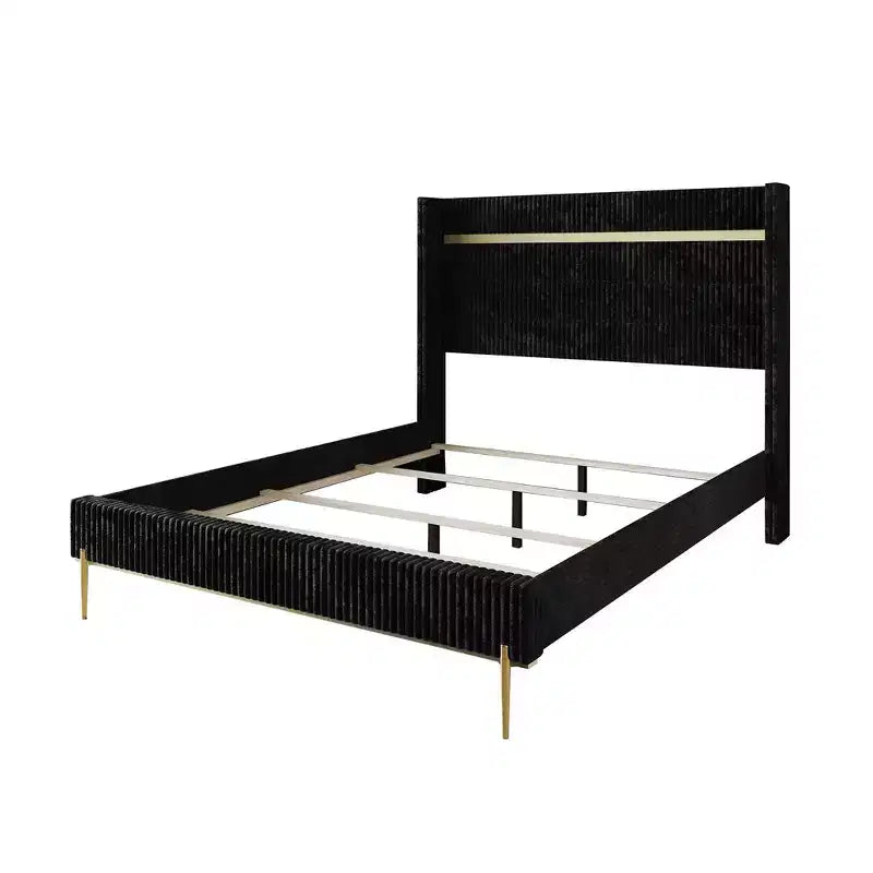 Lit rembourré de style scandinave classique