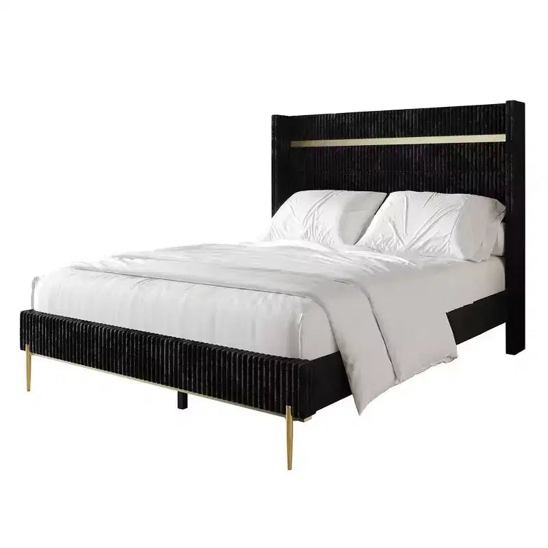 Lit rembourré de style scandinave classique