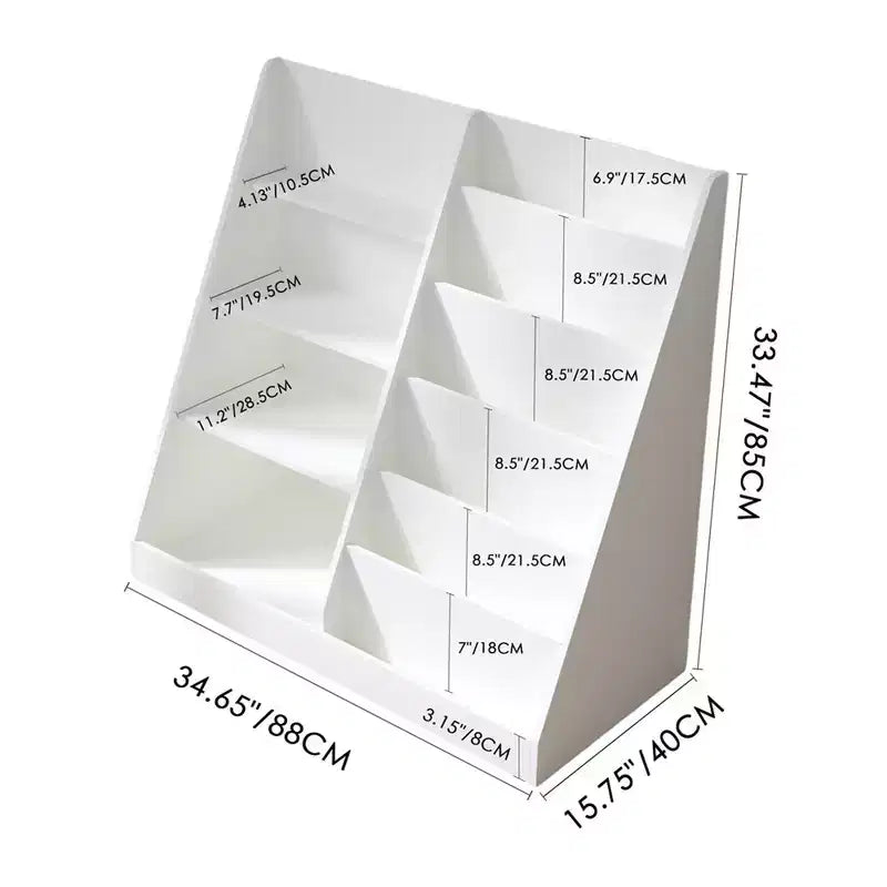 Bibliothèque en bois pour enfants à 4 niveaux, bibliothèque à 6 niveaux avec rangements suspendus, étagère de rangement pour bébé, présentoir à livres, meuble organisateur pour livres et jouets pour chambre d’enfant ou salle de jeux