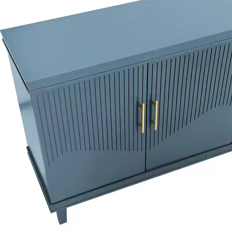 4-türiger Schrank, 70.07'', Sideboard, modernes Aufbewahrungsbuffet, belastbar bis 330lbs, Aufbewahrungsschrank für Wohnzimmer, Küche, Schlafzimmer und Flur