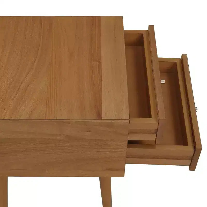 Lot de 2 tables de chevet de style rétro classique
