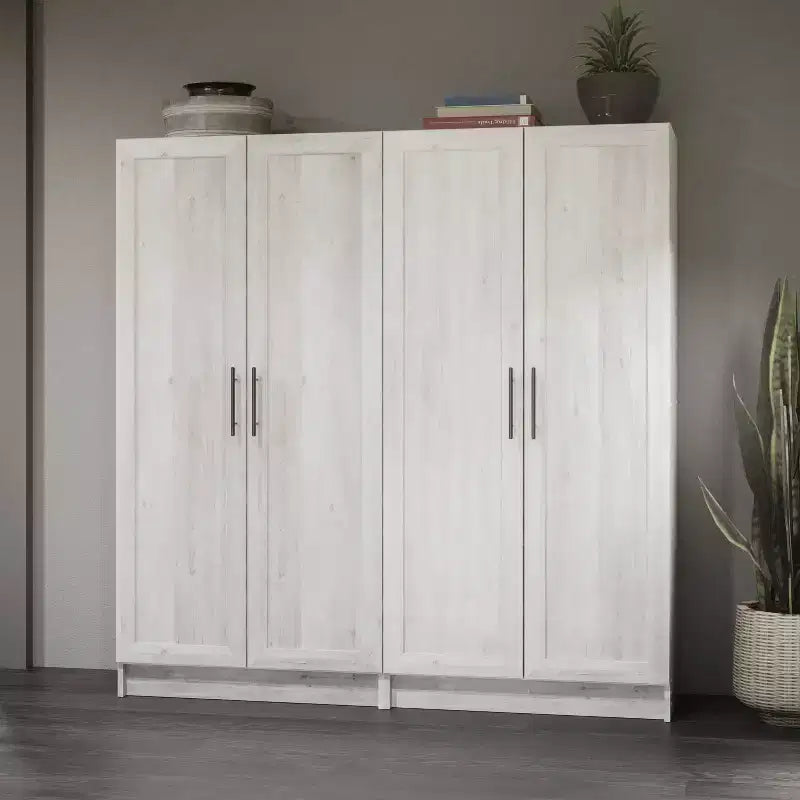 Akzent-Schrank mit 3 Regalböden und Paneeltüren