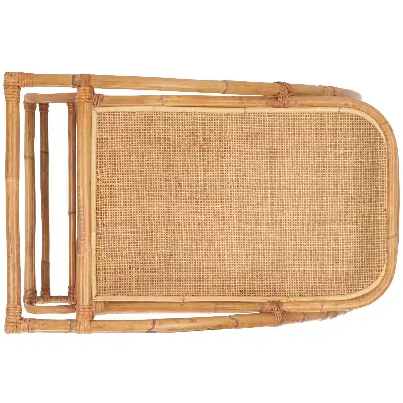 Desserte de bar à 2 niveaux en bois naturel, style classique