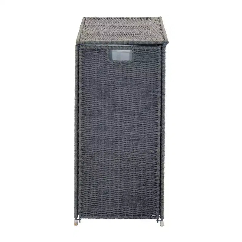 Panier à linge à 3 compartiments, en osier