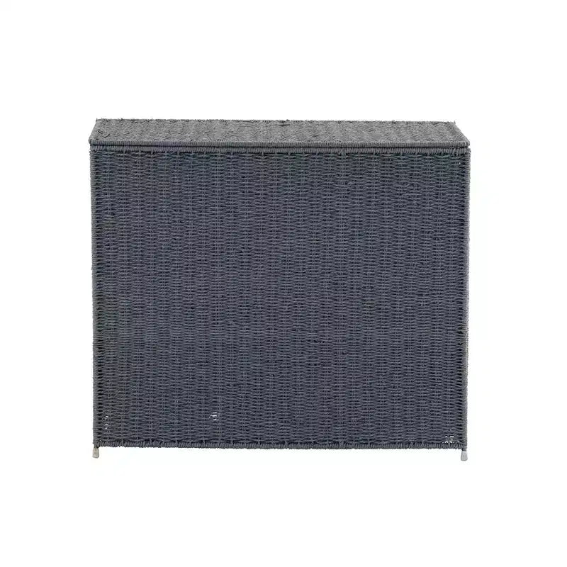 Panier à linge à 3 compartiments, en osier