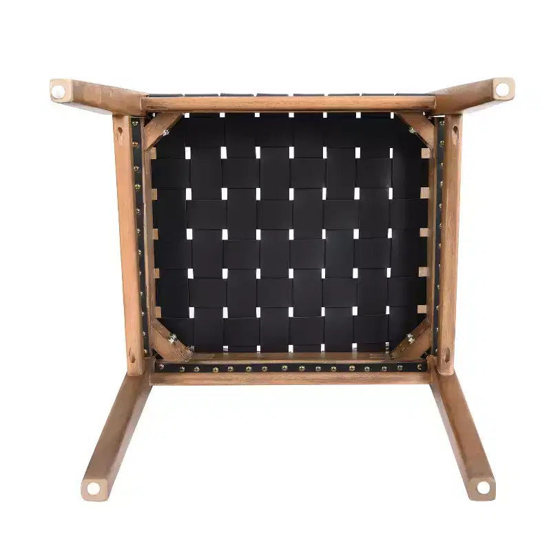 Esszimmerstuhl aus Kunstleder und Kautschukholz (2er-Set)
