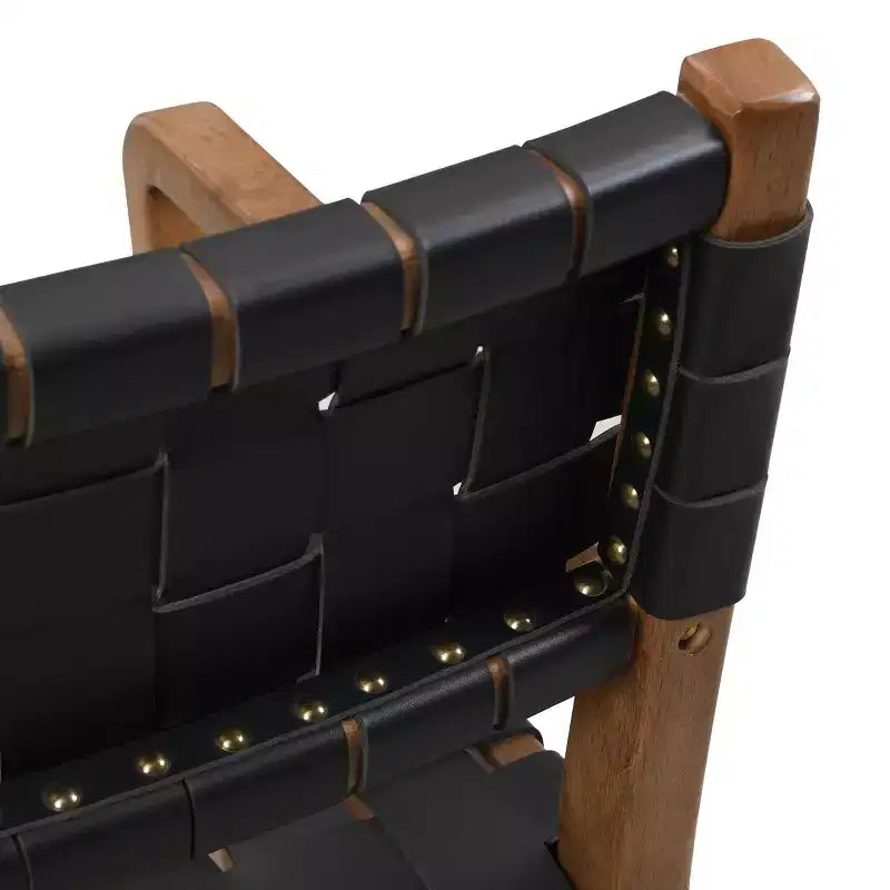 Esszimmerstuhl aus Kunstleder und Kautschukholz (2er-Set)
