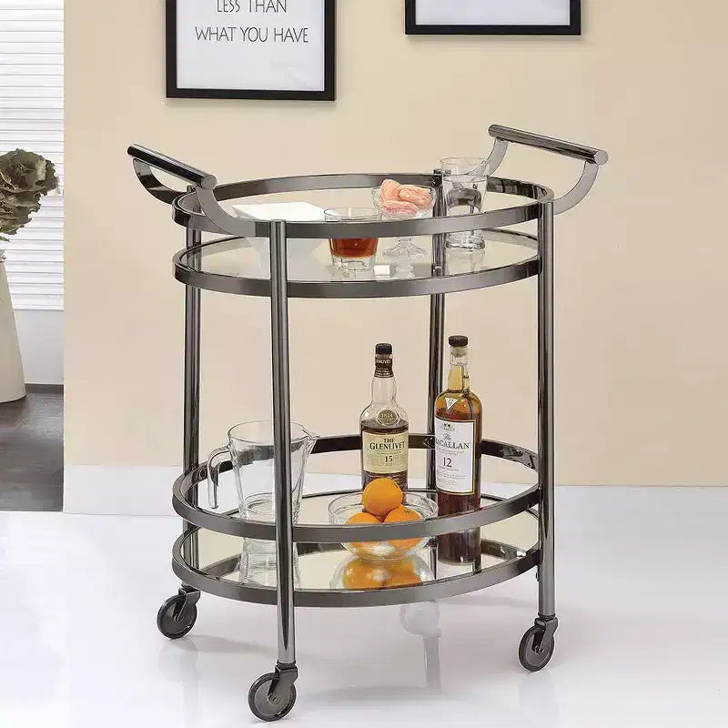 Desserte de bar moderne de style industriel